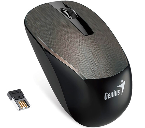 Producto - Mouse optico -wireless -usb -extra life battery -tecnologia BlueEye -chocolate b