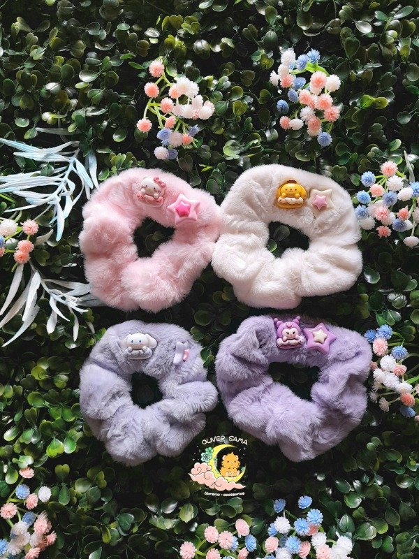 Producto - Scrunchies Sanrio peluche (ingresá para elegir)