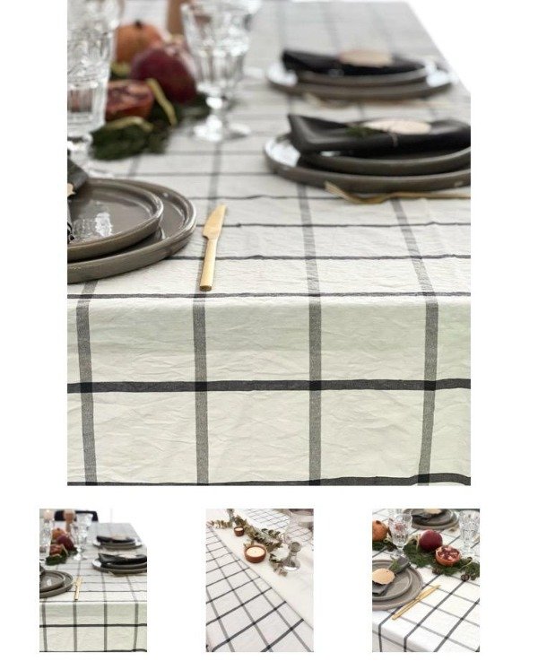 Producto - Mantel tusor cuadros