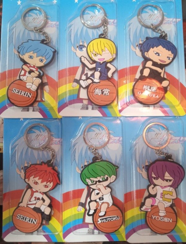 Producto - Llavero De Goma Kuroko No Basket (ingrese para elegir)