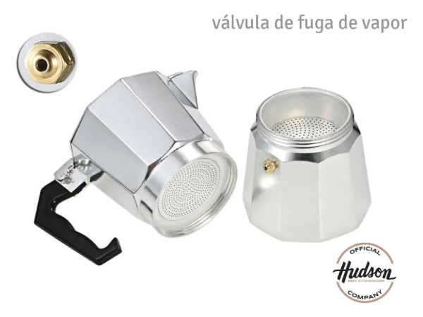 Cafetera de aluminio Hudson - Vienna Hogar