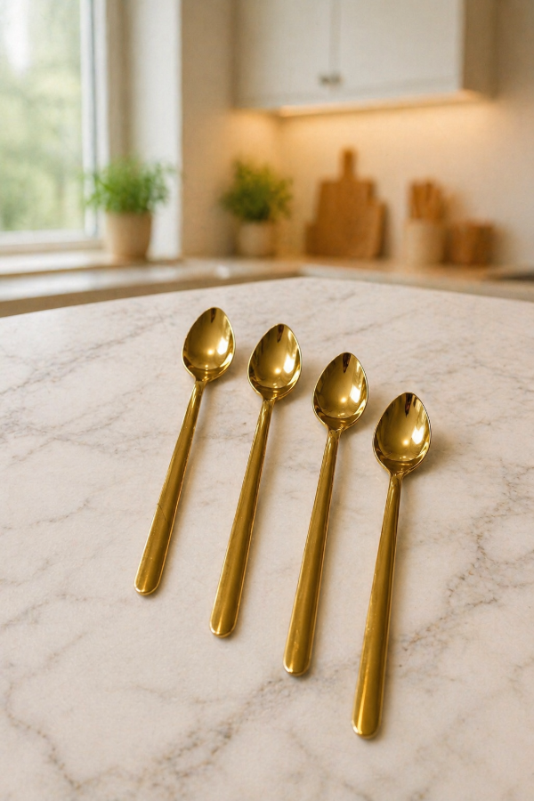 Producto - Cuchara de metal x 6. 18 CM