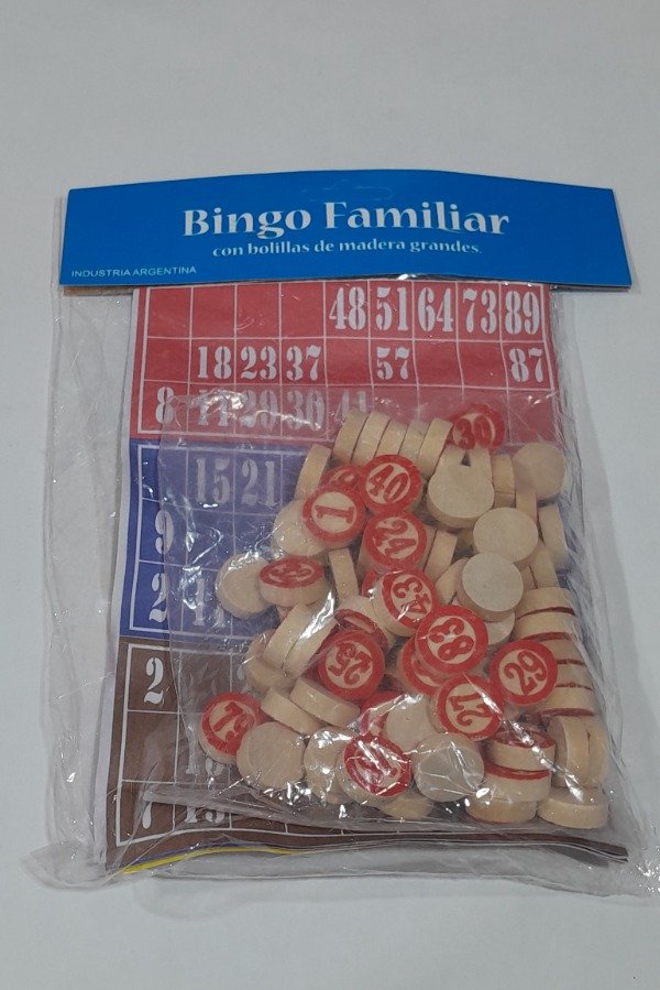 Producto - BINGO C/FICHAS DE MADERA