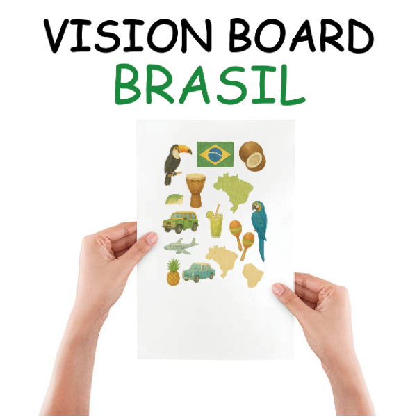 Producto - PDF Vision Board Brasil con 40 Elementos