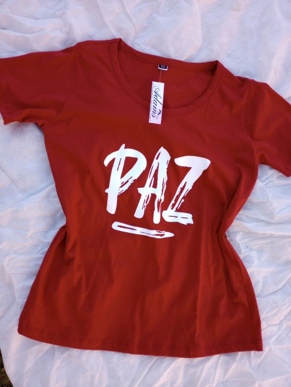 Producto - REMERA PAZ ALGODÓN DAMA TALLE 2 Y 3