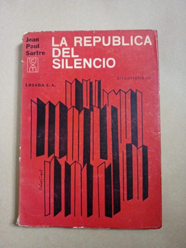 Producto - La república del silencio - Jean-Paul Sartre - Losada 1965