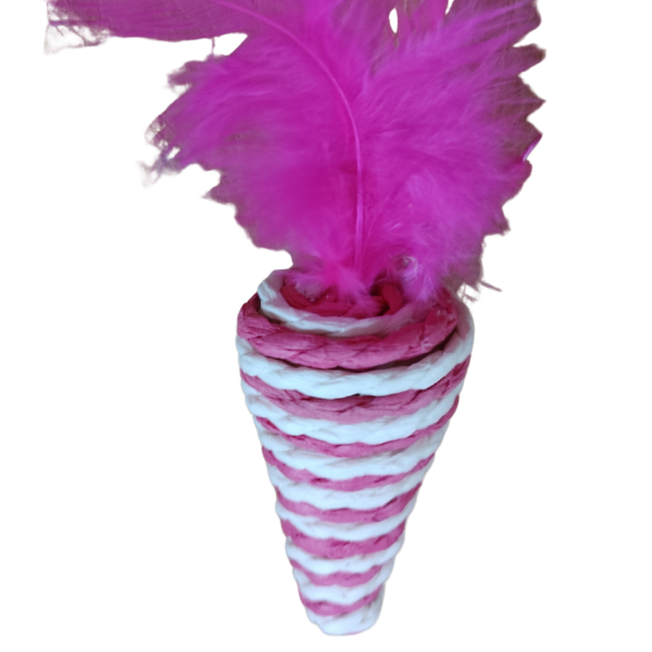 Producto - Juguete Para Gatos Zanahoria Con Hilo Sisal Y Plumita pack x2 unidades - 5
