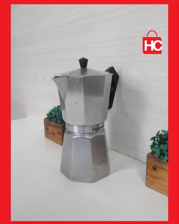 Producto - Cafetera Volturno Clásica de Aluminio