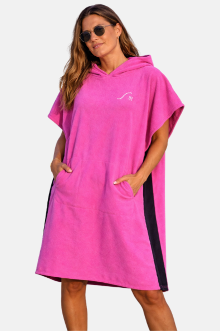 Producto - PONCHO CAMBIADOR SURF YEIPER - FUCSIA ( L, XL)
