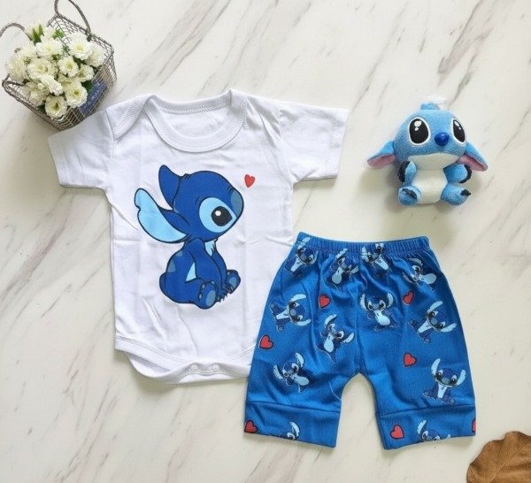 Producto - PIJAMA DE STICH BODY BLANCO