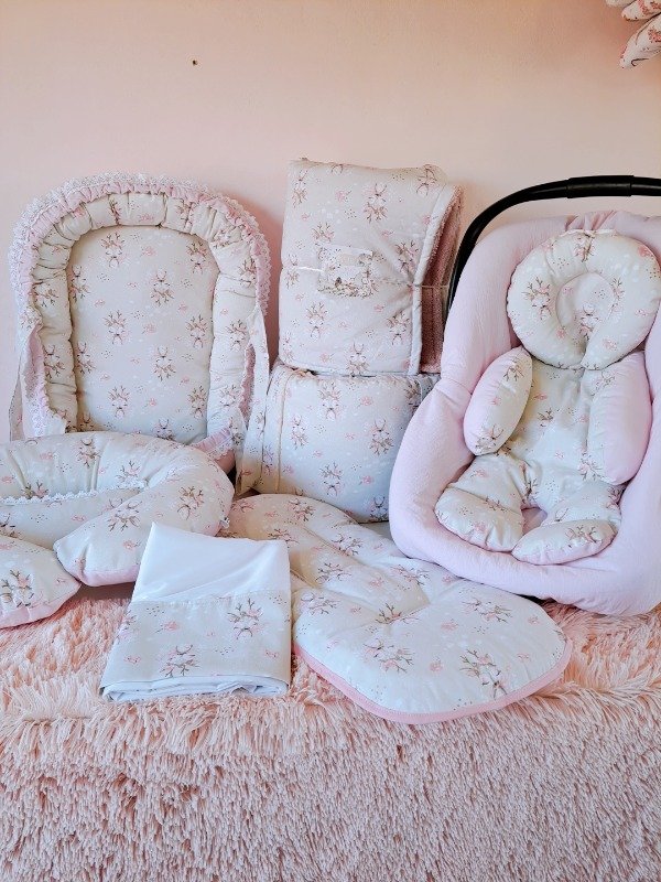 Producto - Set de 10 piezas Cierva CLARA beige/rosa