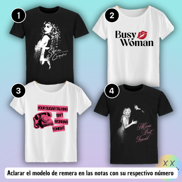 Producto - Remeras Sabrina Carpenter #3