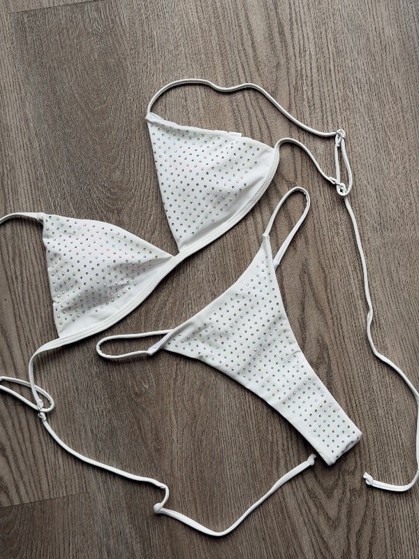 Producto - Bikini Atenas strass blanca - 0