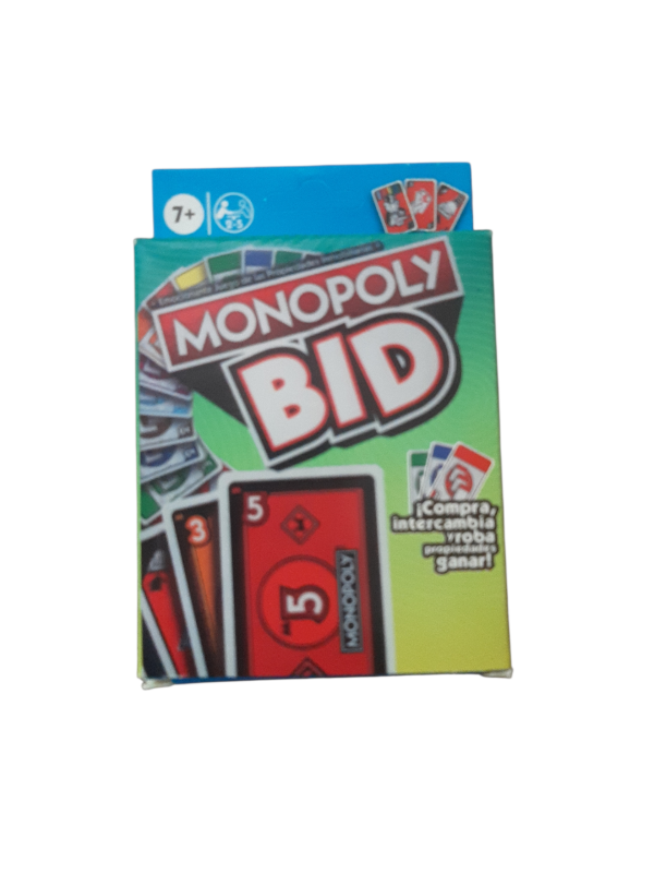 Producto - Juego de cartas MONOPOLY BID