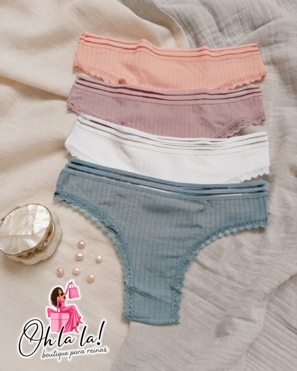 Producto - MOLLY  VEDETINAS DE MORLEY SOFT, PUNTILLA Y CINTURA DE ORGANZA - 1