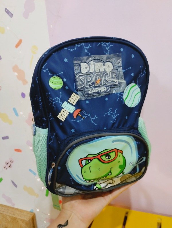 Producto - Mochila de jardin dino space de 12 pulgadas