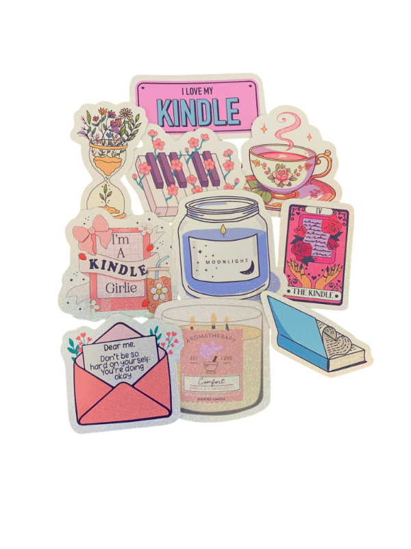 Producto - Stickers Holográficos x10 Lectura - Combo 1