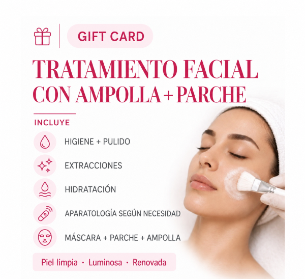 Producto - Voucher tratamiento facial más parche y ampolla