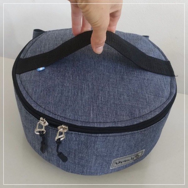 Producto - Porta platos (azul melange y negro) - 0