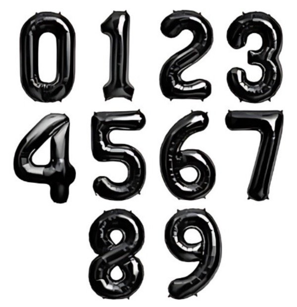 Producto - Numero mediano 32 pulgadas Negro