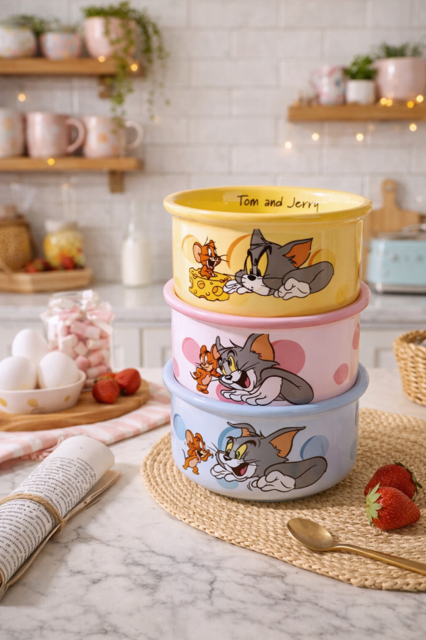 Producto - Bowl Tom y Jerry color