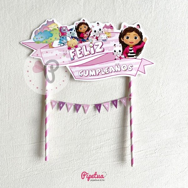 Topper La Casa De Las Muñecas De Gabby Pipetua Kits Topper La Casa De Las Muñecas De Gabby Pipetua Kits