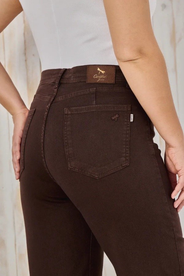 Producto - Jean WIDELEG CENITHO chocolate -  elastizado - 5
