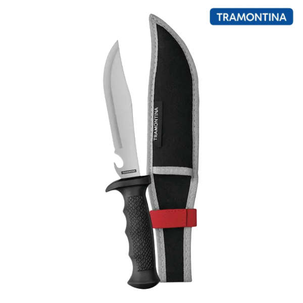 Producto - CUCHILLO DEPORTIVO CAZADOR TRAMONTINA ACERO INOXIDABLE (cod. 421)