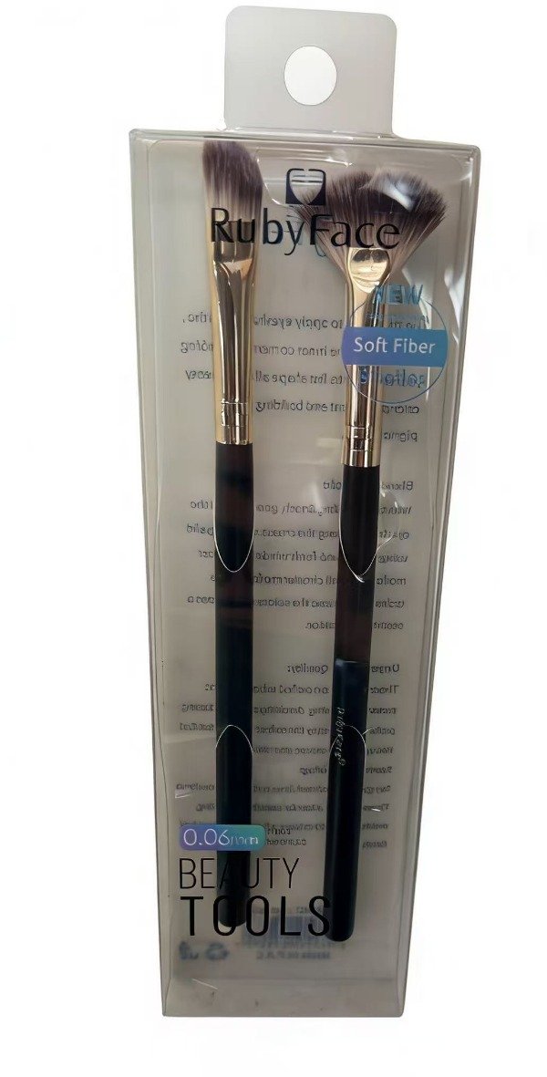 Producto - SET DE BROCHAS MAQUILLAJE RUBYFACE X2PC MNS202