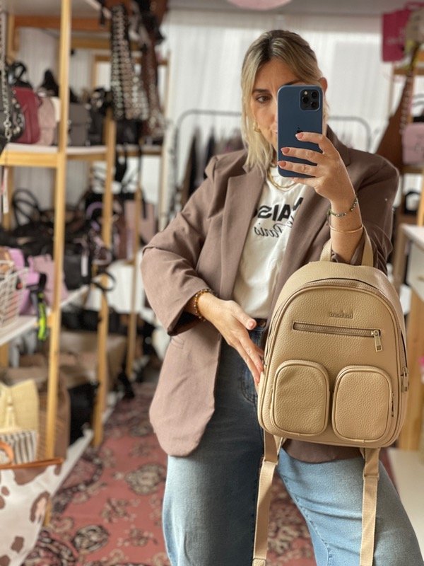Producto - Mochila Bárbara Bags Nude