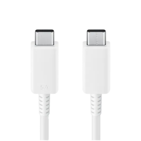Producto - Cable de datos Samsung USB-C a USB-C Blanco 1.2 Metros