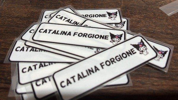 Producto - Etiquetas para pegar con la plancha