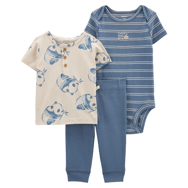 Producto - Set Carters 3 Piezas Panda Baby