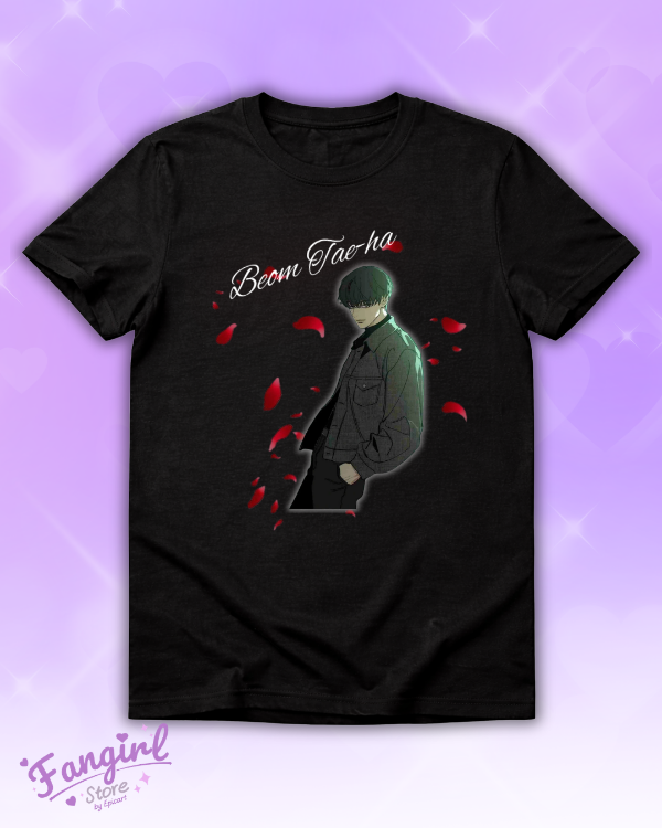 Producto - remera lagrimas entre flores marchitas Beom Tae-ha 01