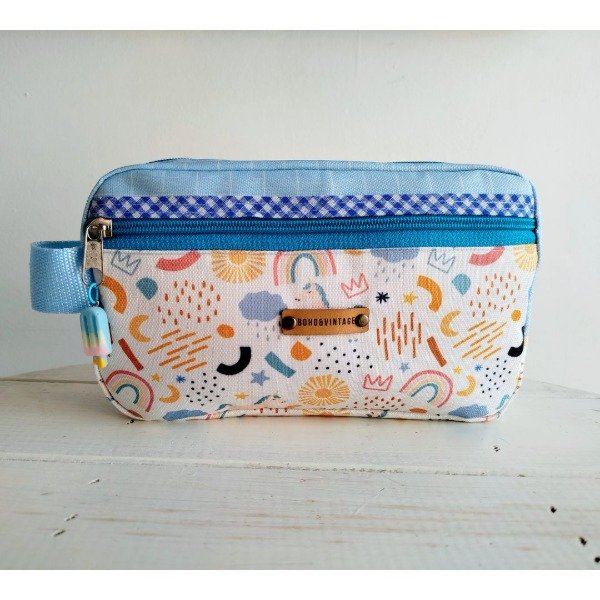 Producto - Cartuchera Luna Simple Arcoiris