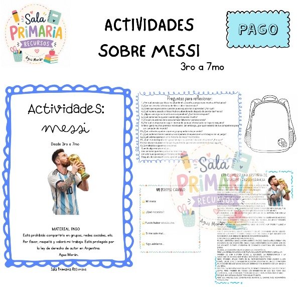 Producto - Actividades Messi