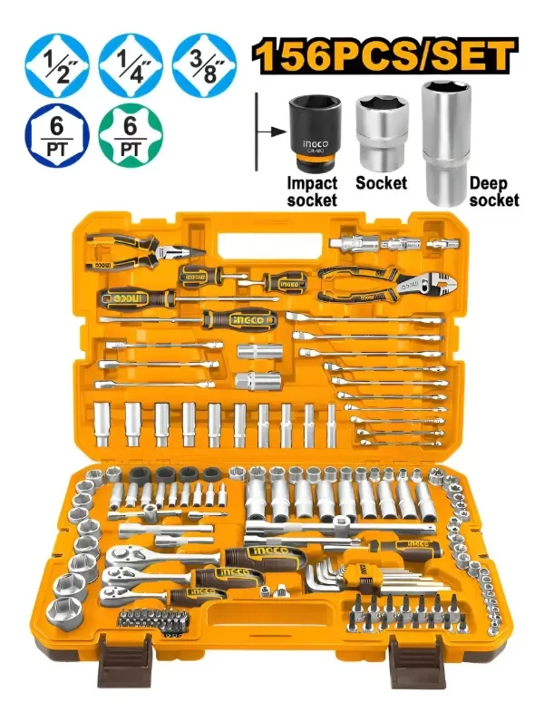 Producto - A11 - SET HERRAMIENTAS 156PCS - INGCO