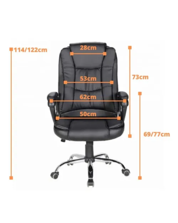 Producto - Silla de escritorio Steinminer Premium Eco Cuero Ergonómica Con Tapizado