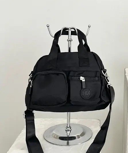 Producto - Bandolera negra doble correa