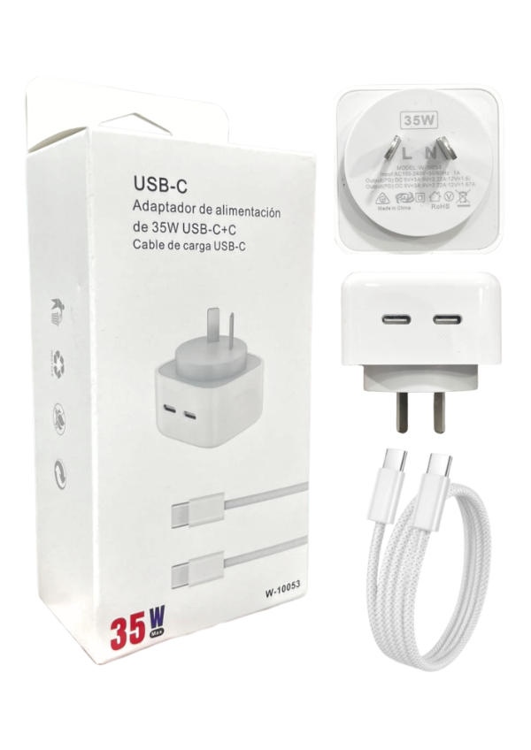 Producto - CARGADOR TIPO C A C 35W 10053
