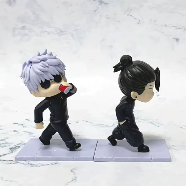 Producto - Figura Geto y Gojo caminando - Jujutsu Kaisen (10cm)