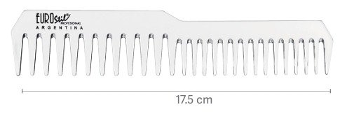Producto - EUROSTIL PEINE ESCALON MECHA8 POLICARBONATO REF 50421/76