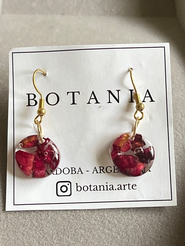 Producto - 2 aros pétalos de rosa