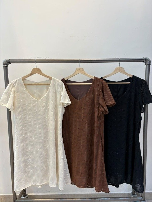 Producto - Vestido HEIDI - gasa con lentejuelas - 0