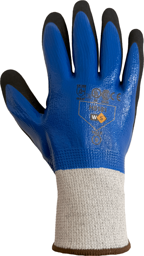 Producto - Guante Resistente al corte G10, doble baño de nitrilo - H5101 WS