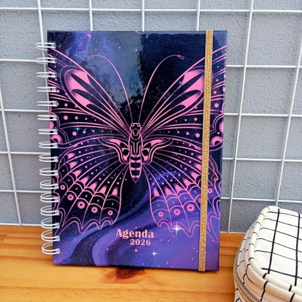 Producto - Agenda semanal 2026 Mariposa Galaxia