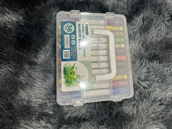 Producto - marcador acrilico doble punta 36 colores