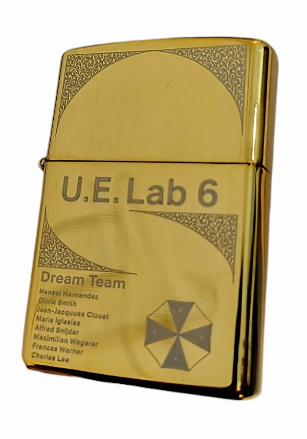 Producto - ENCENDEDOR RECARGABLE A BENCINA RESIDENT EVIL GOLD