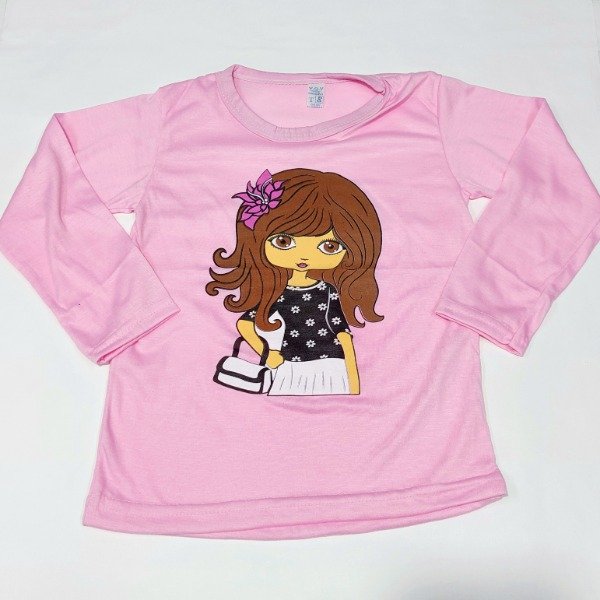 Producto - Camiseta de nena t8 rosa