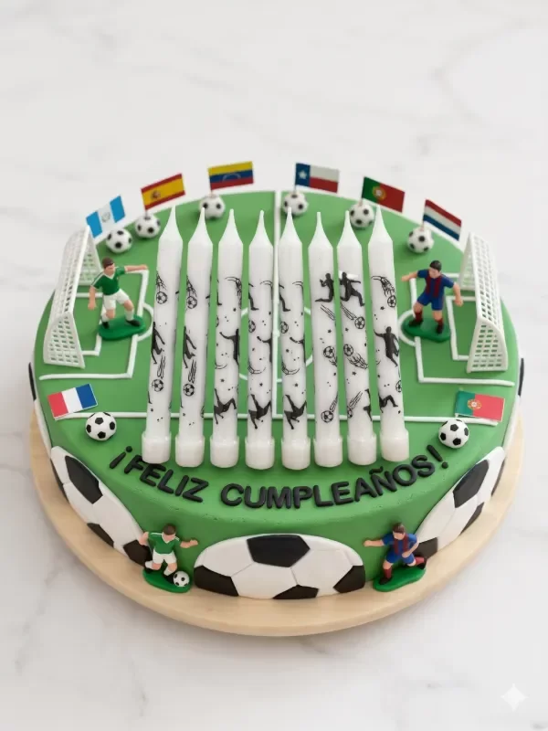 Producto - Vela x 8 un futbol